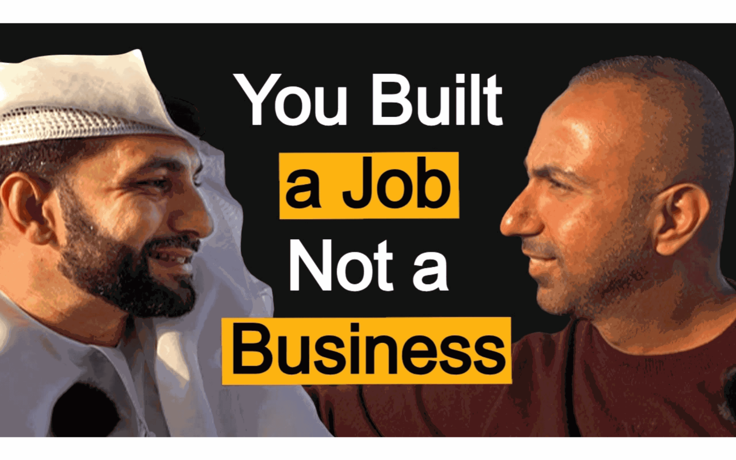 you built a job not a business you built a job not a business